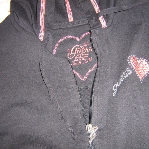 guess short sleeve zip up - Picture 2 of 3